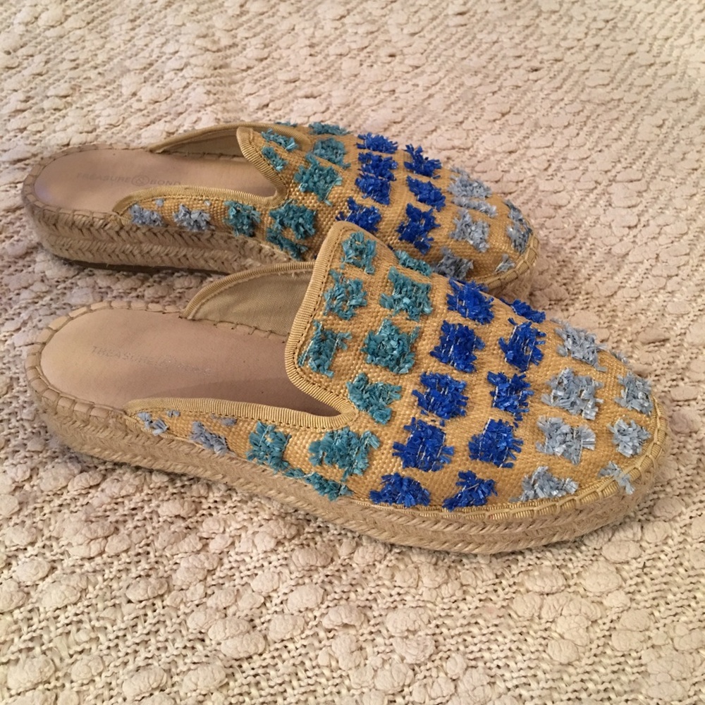 Nordstrom’s Treasure and Bond Burlap Mule